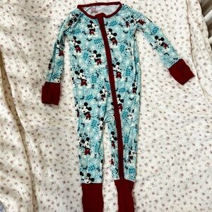Little Sleepies Mickey Mouse Christmas pjs 6-12